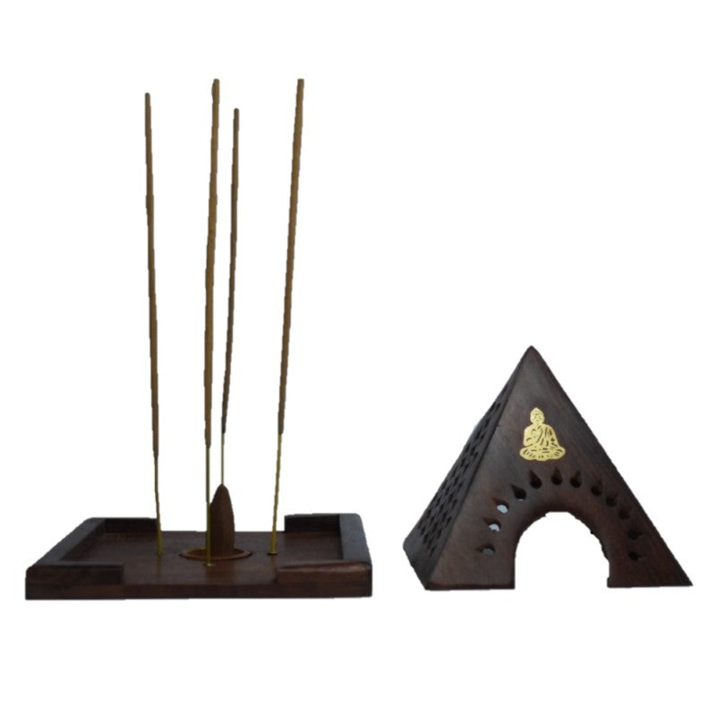 Pyramid Buddha Cone Burner