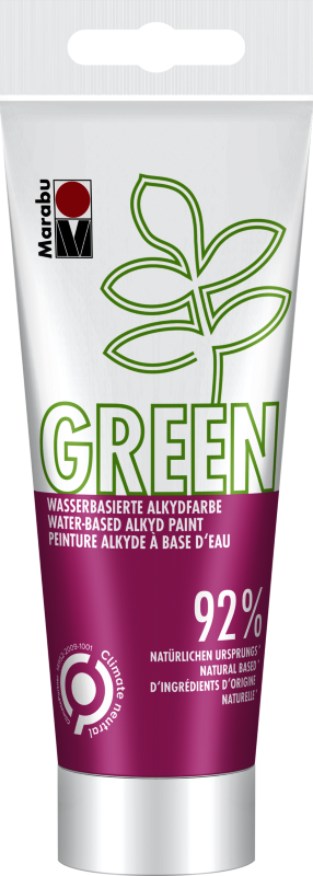 Marabu Green Water-Based Alkyd Paint 100ml 005 100ML RASPBERRY