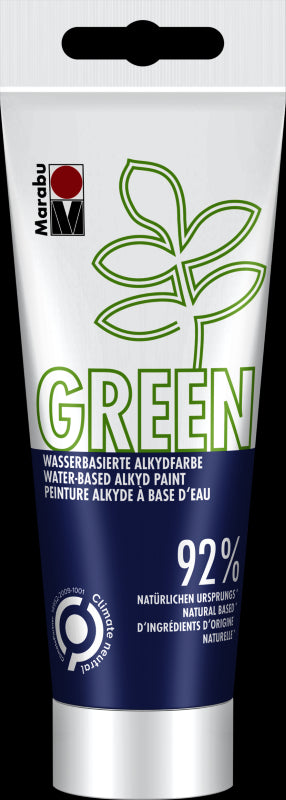 Marabu Green Water-Based Alkyd Paint 100ml 293 100ML NIGHT BLUE