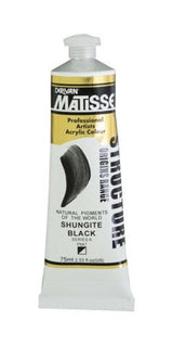 Derivan Matisse Structure Paint 75ml Shungite Black S6 SHUNGITE BLACK S6