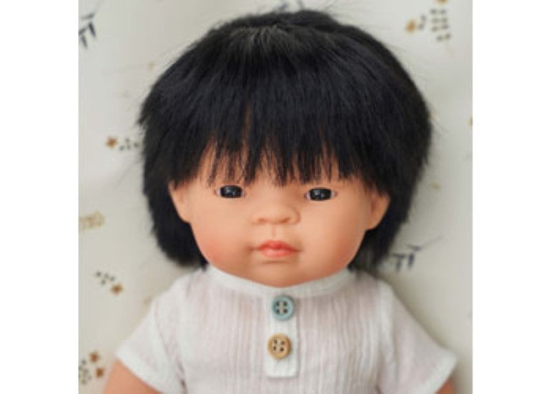 Miniland - Baby Doll - Asian Boy 38cm