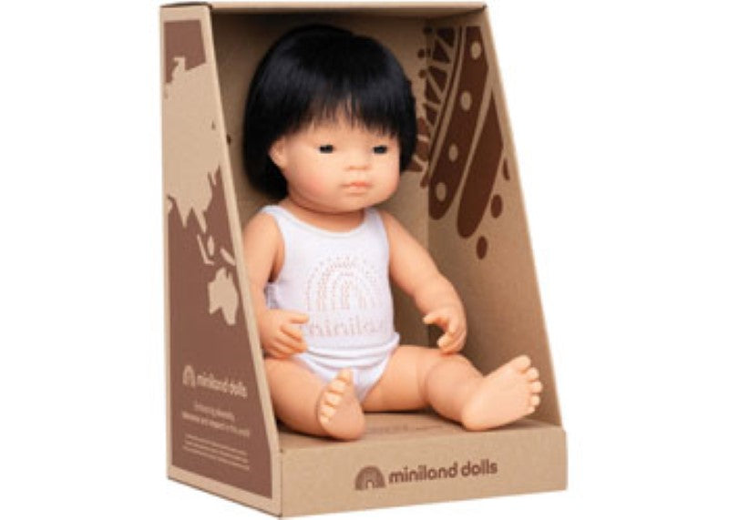 Miniland - Baby Doll - Asian Boy 38cm