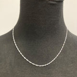 Pack of [5] Silver Plated Chains 45cm