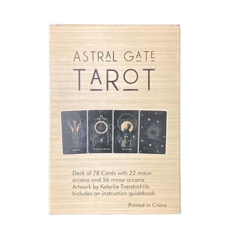Astral Gate Tarot Deck with Guidebook