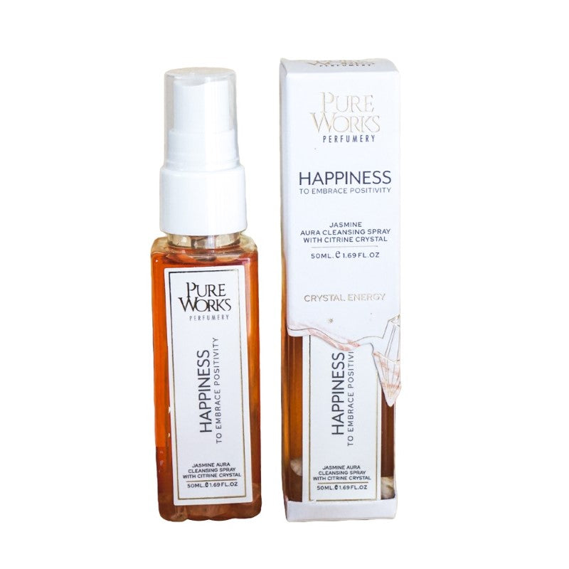 Happiness Jasmine with Citrine Aura Energy Cleansing Spray 50ml
