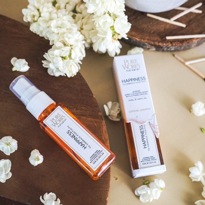Happiness Jasmine with Citrine Aura Energy Cleansing Spray 50ml