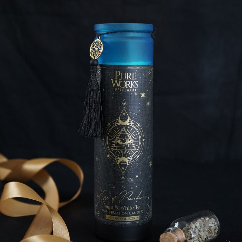 Eye of Providence Sage & White Tea Manifestation Candle 300gm