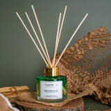 Abundance Sandalwood Reed Diffuser with Jade Crystal Energy