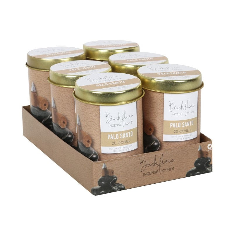 Set - Set of 6 Palo Santo Backflow Incense Cones