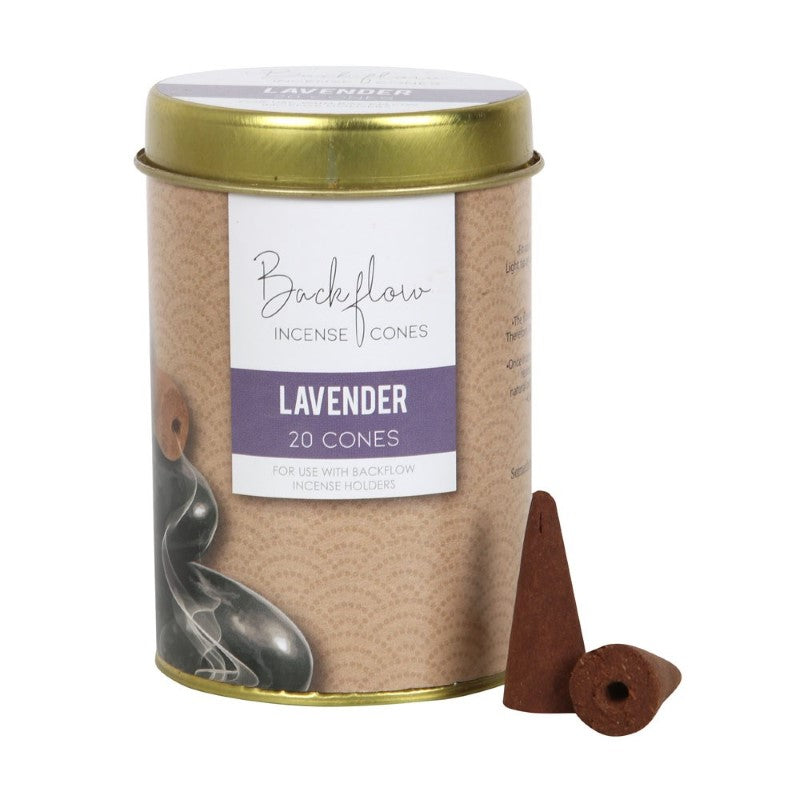 Set - Set of 6 Lavender Backflow Incense Cones