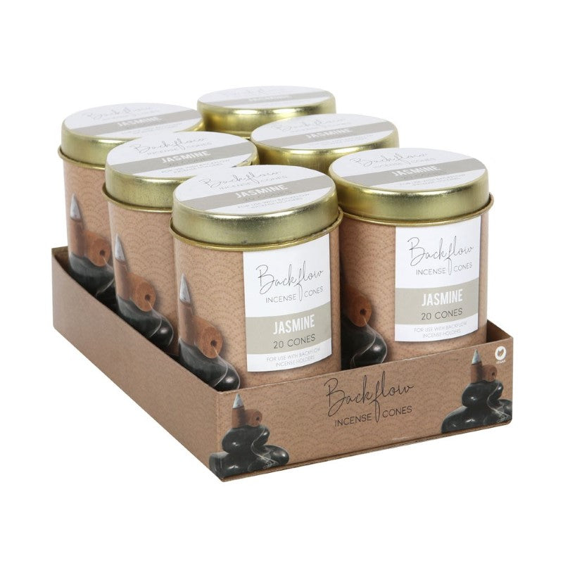 Set - Set of 6 Jasmine Backflow Incense Cones