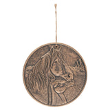 Apache Bronze Terracotta Plaque by Lisa Parker
