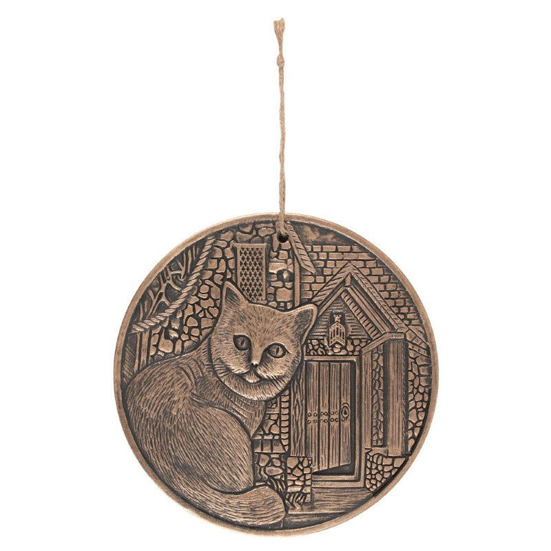 What Lies Within Bronze Terracotta Plaque by Lisa Parker