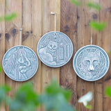Apache Silver Terracotta Plaque by Lisa Parker