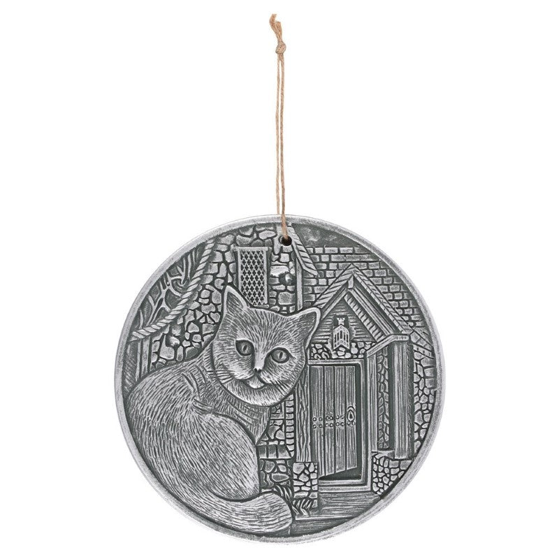 What Lies Within Silver Terracotta Plaque by Lisa Parker