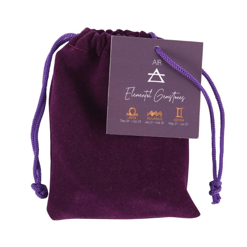 Air Element Zodiac Tumble Stone Set