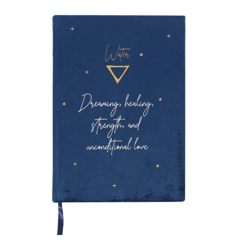Water Element Velvet Notebook