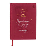 Fire Element Velvet Notebook