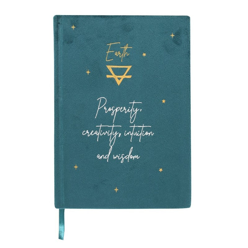 Earth Element Velvet Notebook