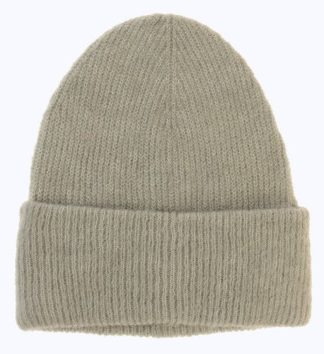 Adult Woolmix Beanie GREY - Set of 2