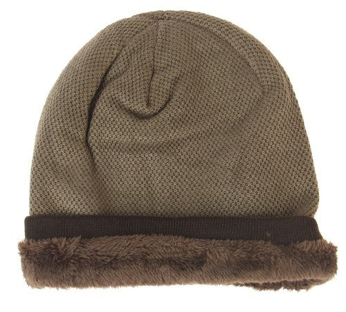 Snowflake Beanie TAUPE - Set of 2