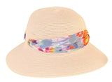 Lani Scarf Trim Hat PINK (Version 2)