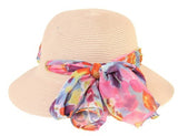 Lani Scarf Trim Hat PINK (Version 2)