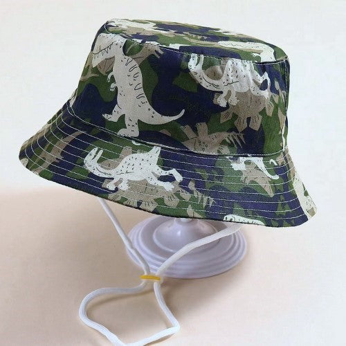 Cammo Dinosaur Kids Bucket Hat 50CM - Set of 2