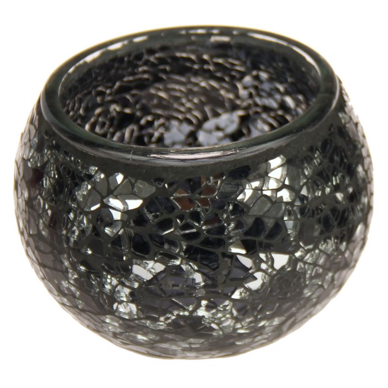Glass Bowl - Mosaic 8CM (Black)