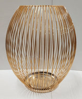 Candle Holder - Rose Gold Wire Large (23cm)
