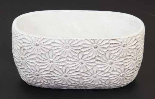 Oval Shape Pot Flower Design MEDIUM