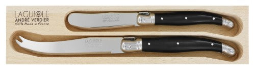 Cheese Set - ANDRE VERDIER Black (2 Piece)