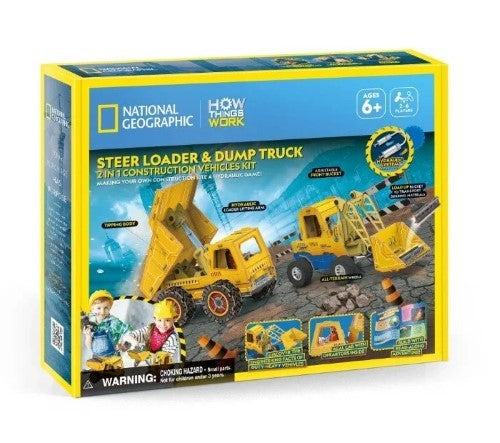 3D Puzzle - Cubic Fun Steel Loader & Dump Truck