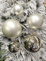 Tree Ornament - Xmas Bauble Ball 15cm (Champagne Matte)
