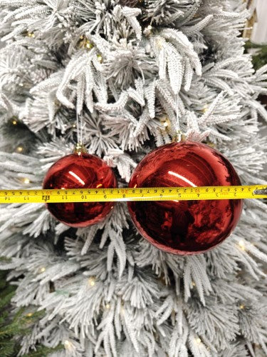 Tree Ornament - Red Xmas Bauble 20cm (Red Gloss)