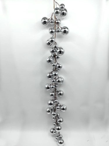 Christmas Baubles Garland - 200cm (Silver)