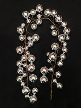 Christmas Baubles Garland - 200cm (Silver Texture)