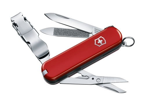Swiss Army Knife - VICTORINOX SAK Nail Clip 580  (Red)