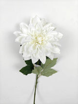 Artificial Single Dahlia White (Large)