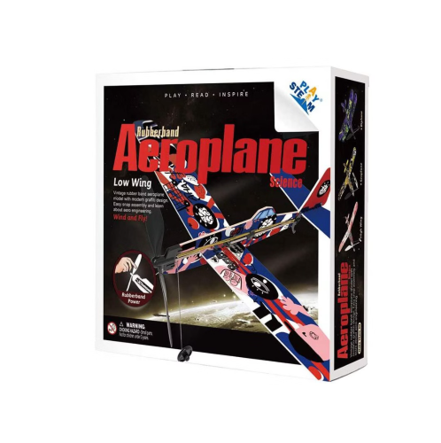 Playsteam Rubber Band Airplane Science - Low Wing