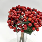 Artificial Berry Bunch X 5 (Vintage Orange)