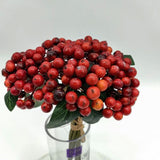Artificial Berry Bunch X 5 (Vintage Orange)
