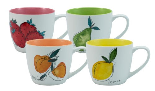 Mega Classic Mug Set - BUNDANOON Fruity 520ml (Set of 4)