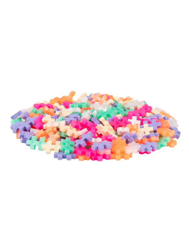 Plus Plus Building Set - Pearl Mix (240 pcs Tube)