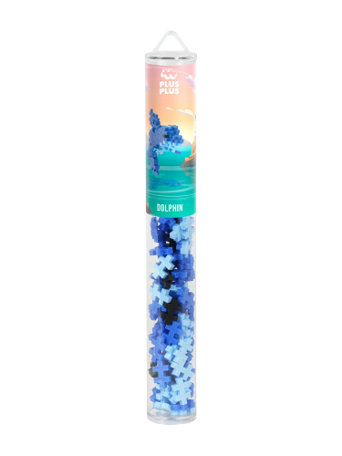 Plus Plus Building Set - Dolphin (100pc Tube)