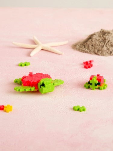 Plus Plus Building Set - Sea Turtle (100pc Tube)