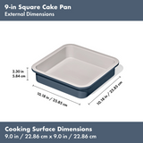 Square Cake Pan - OXO Good Grips Ceramic Bakeware (23cm)