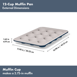 Coated 12 Cup Muffin Pan - OXO Good Grips Ceramic Bakeware