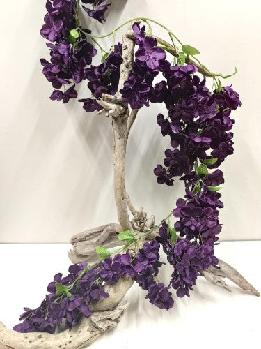 Artificial Wisteria Garland - 200cm (Purple)