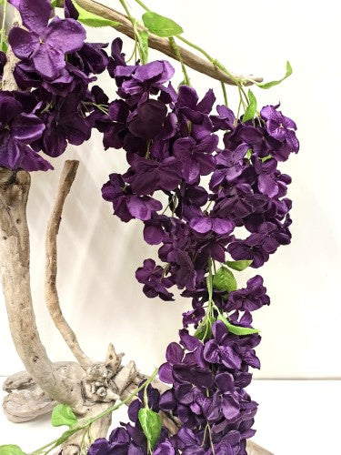 Artificial Wisteria Garland - 200cm (Purple)